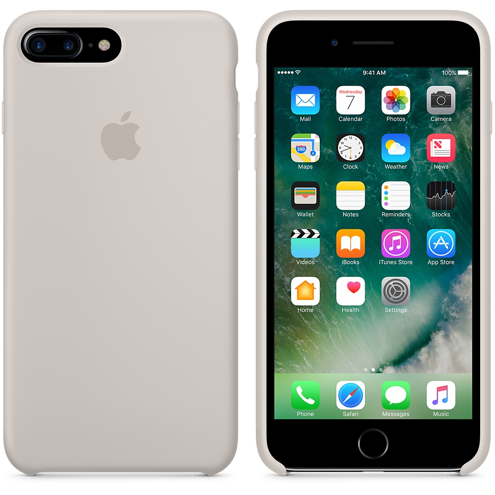 Силиконовый чехол Apple iPhone 7 Plus Silicone Case Stone (MMQW2ZM/A) для iPhone 7 Plus/iPhone 8 Plus