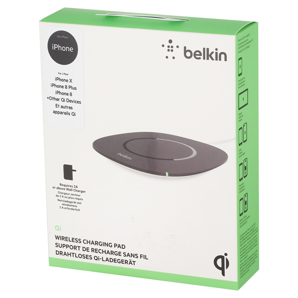 Беспроводное зарядное устройство Belkin Qi Black (F8M747bt) для iPhone 8/iPhone 8 Plus/iPhone X