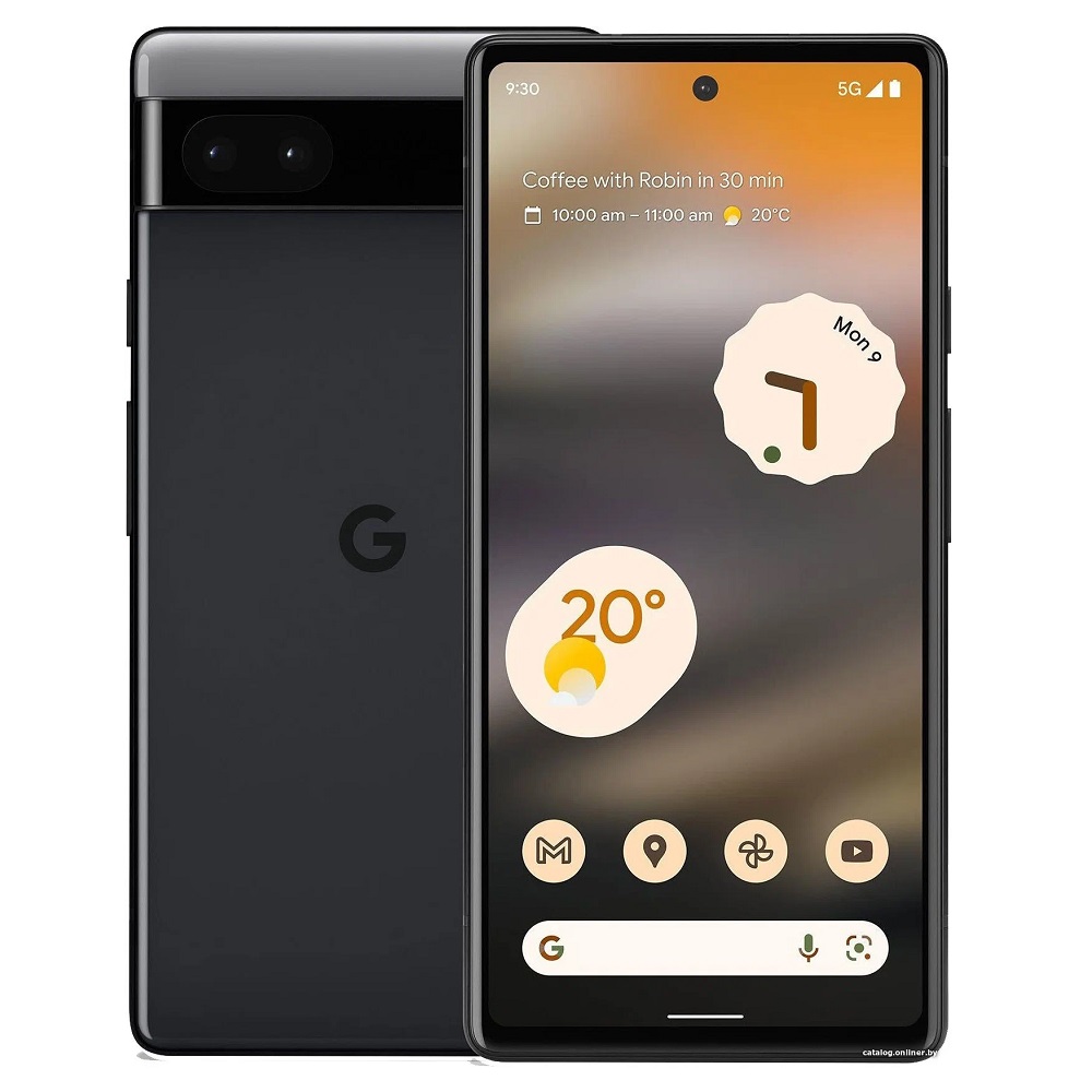 Смартфон Google Pixel 6a 6/128 ГБ EU, темно-серый