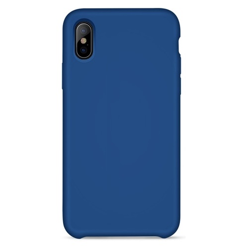 Чехол-накладка Hoco Silicone Case Navy Blue для iPhone X