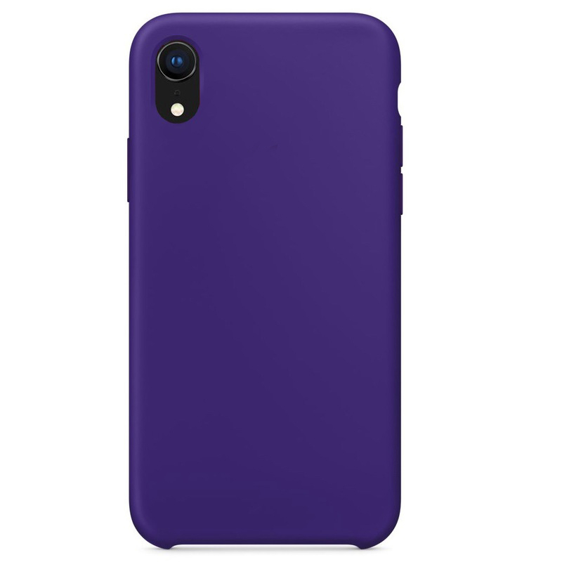 Силиконовый чехол Naturally Silicone Case Ultra Violet для iPhone XR