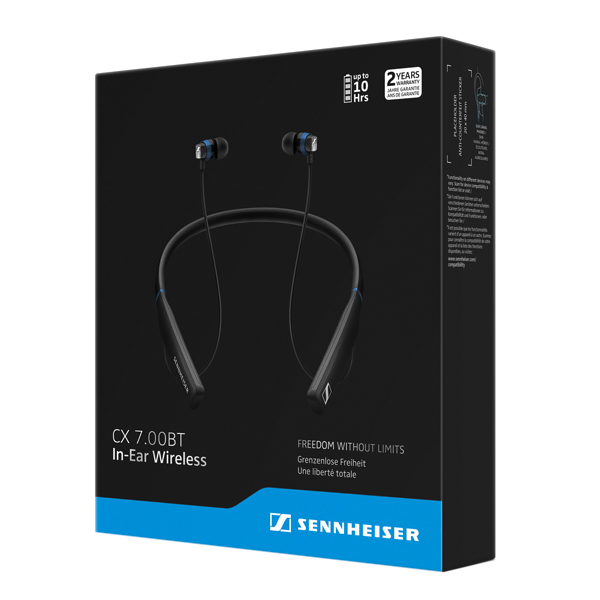 Беспроводные наушники Sennheiser CX 7.00BT Black