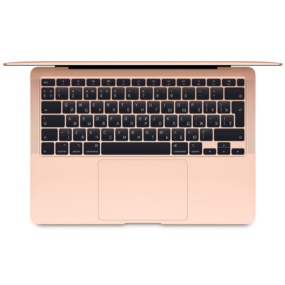 Ноутбук Apple MacBook Air 13 дисплей Retina с технологией True Tone Early 2020 Gold (MVH52RU/A) (Intel Core i5 1100 MHz/13.3/2560x1600/8GB/512GB SSD/DVD нет/Intel Iris Plus Graphics/Wi-Fi/Bluetooth/macOS)