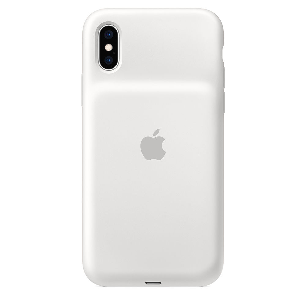 Силиконовый чехол-аккумулятор Apple iPhone XS Smart Battery Case White (MRXL2ZM/A) для iPhone Xs