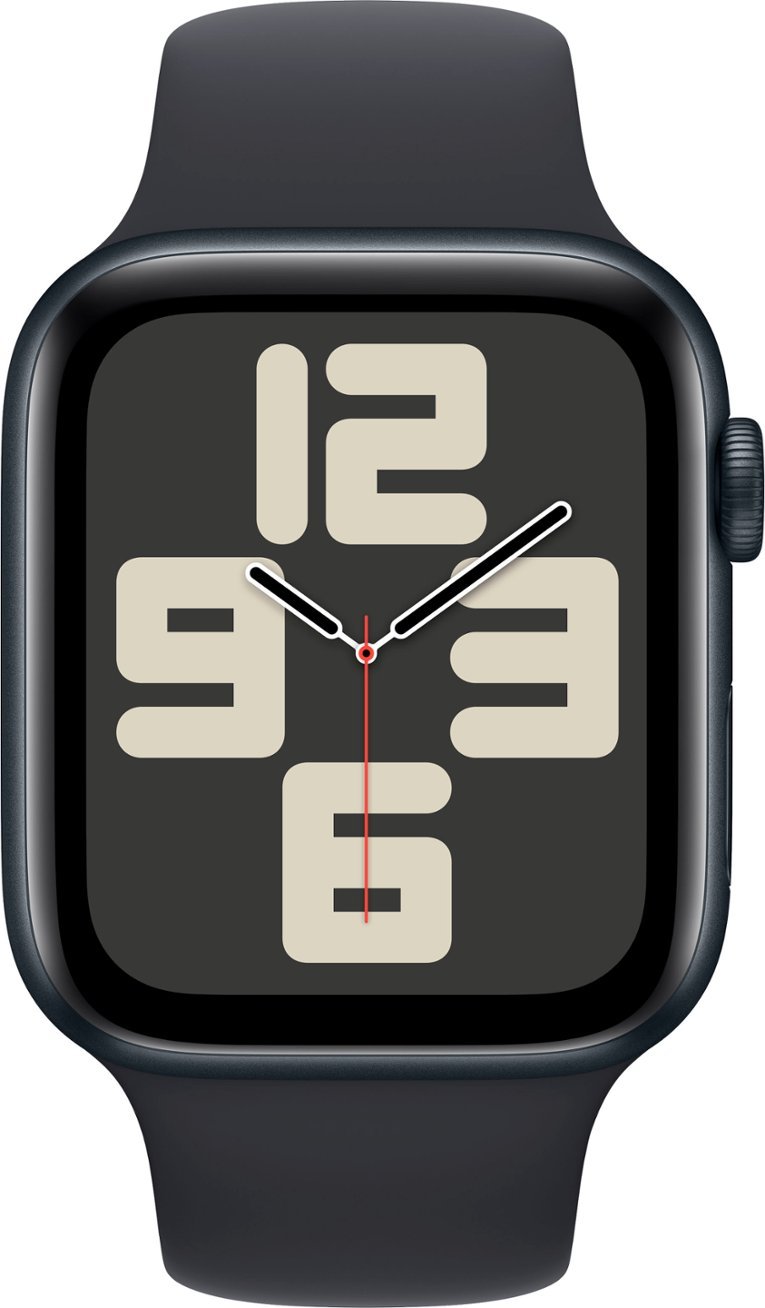 Умные часы Watch Series SE 2023 Gen 2 44 мм Aluminium Case, Midnight/Midnight M/L Sport Band