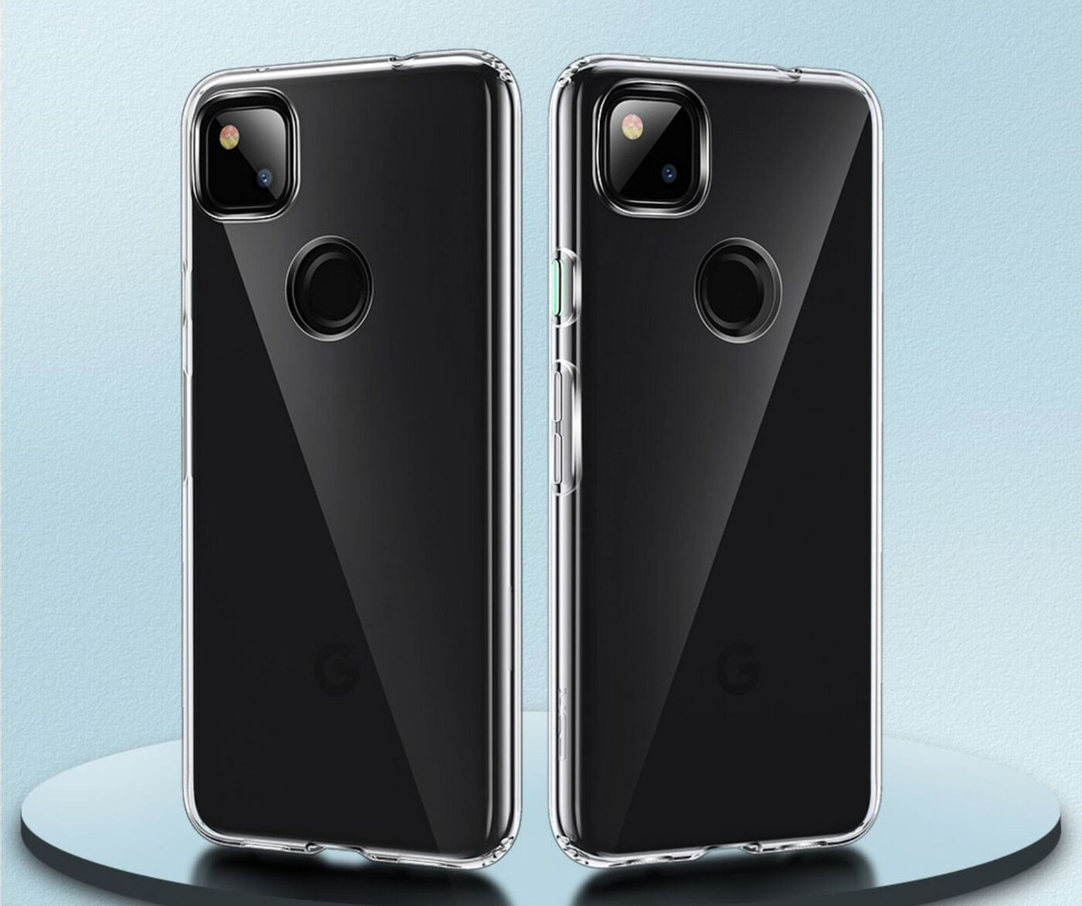 Силиконовый чехол прозрачный Google Pixel 4a