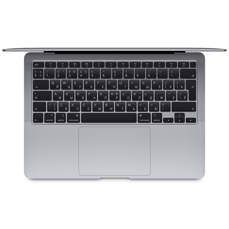 Ноутбук Apple MacBook Air 13 дисплей Retina с технологией True Tone Early 2020 Space Grey (MVH22) (Intel Core i5 1100 MHz/13.3/2560x1600/8GB/512GB SSD/DVD нет/Intel Iris Plus Graphics/Wi-Fi/Bluetooth/macOS)