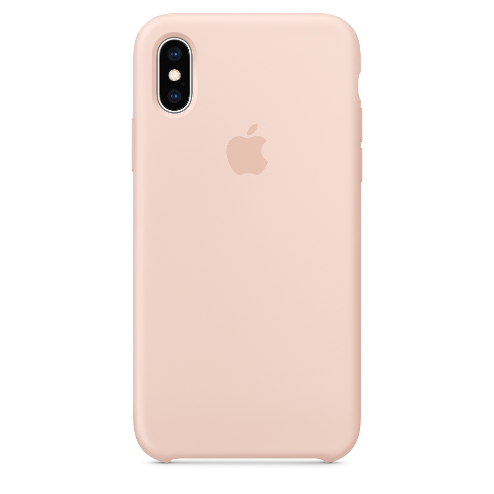 Силиконовый чехол Apple iPhone XS Silicone Case - Pink Sand (MTF82ZM/A) для iPhone XS
