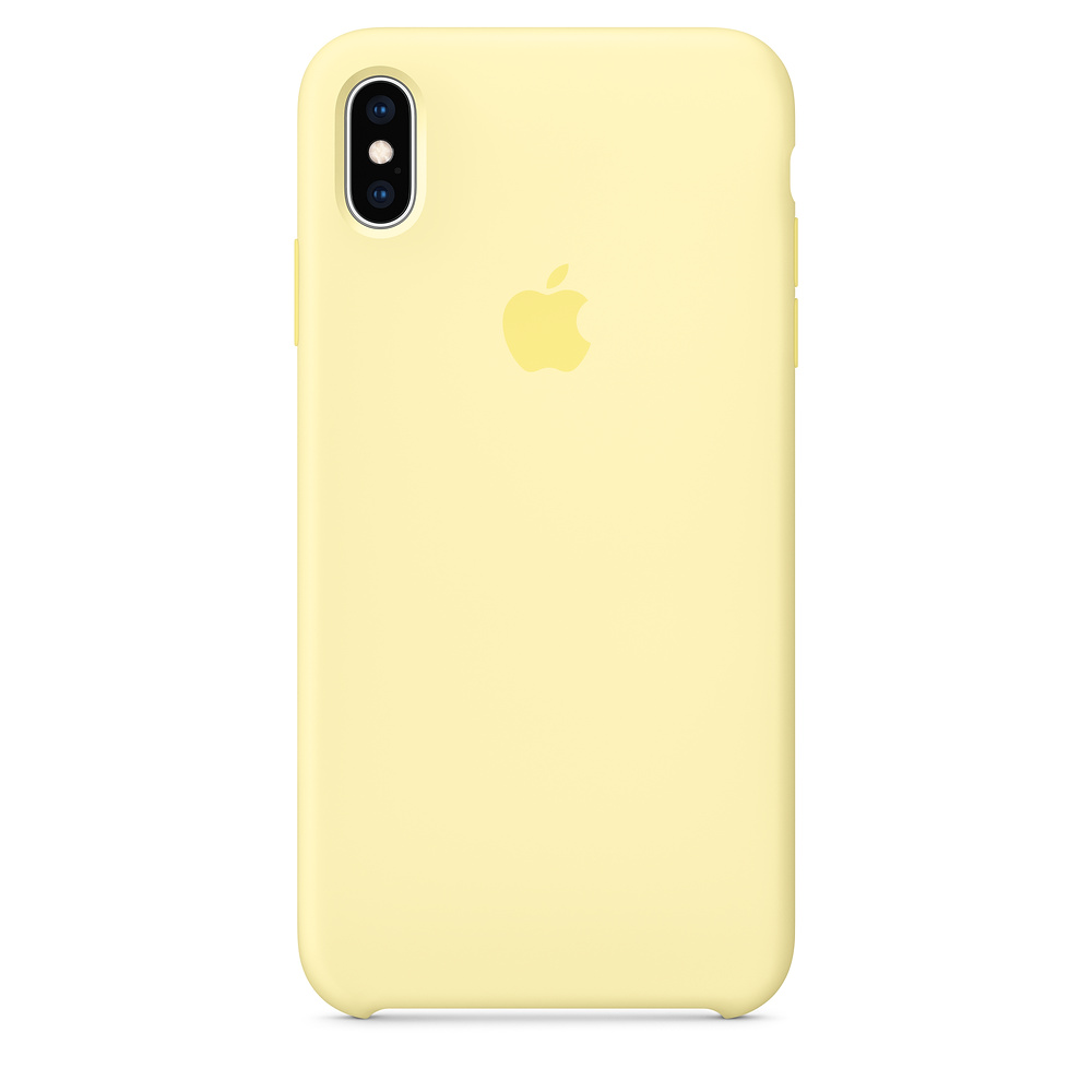 Силиконовый чехол Apple iPhone XS Max Silicone Case - Mellow Yellow (MUJR2ZM/A) для iPhone XS Max