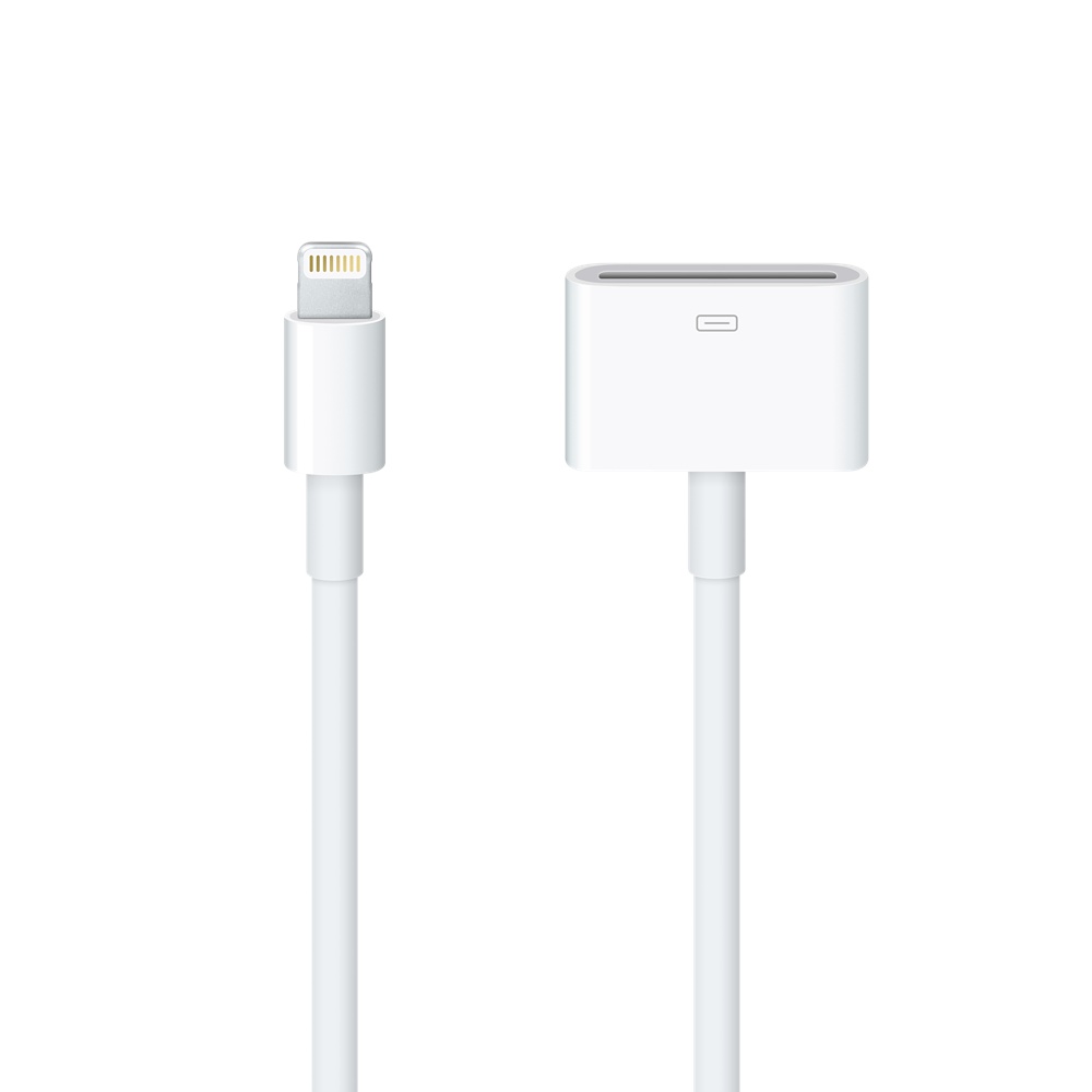 Переходник Apple Lightning to 30-pin Adapter (0.2 m) (MD824ZM/A) для iPhone/iPad/iPod