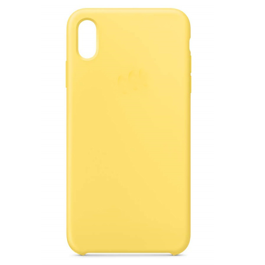 Силиконовый чехол Naturally Silicone Case Canary Yellow для iPhone XS