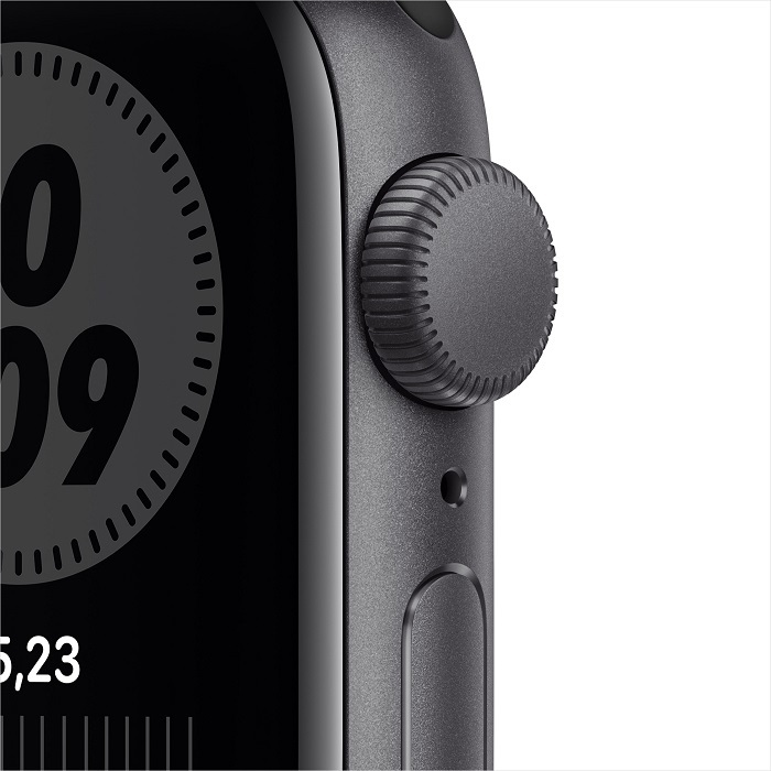 Часы Apple Watch Series SE GPS 44mm Aluminum Case with Nike Sport Band (MKQ83) (Space Gray Aluminum Case with Antracite/Black Nike Sport Band)