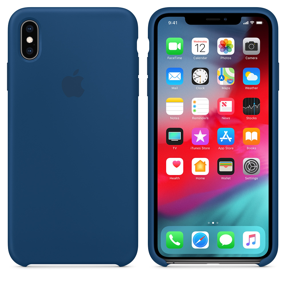 Силиконовый чехол Apple iPhone XS Max Silicone Case - Blue Horizon (MTFE2ZM/A) для iPhone XS Max