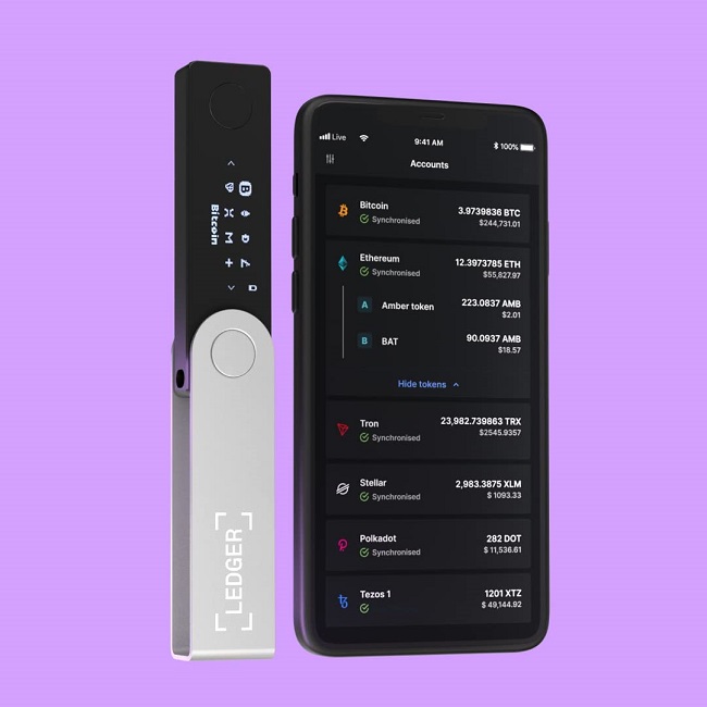 Флешка Ledger Nano x, черный