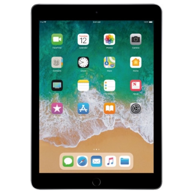 Планшет Apple iPad (2018) 128Gb Wi-Fi Space Gray (MR7J2RU/A)