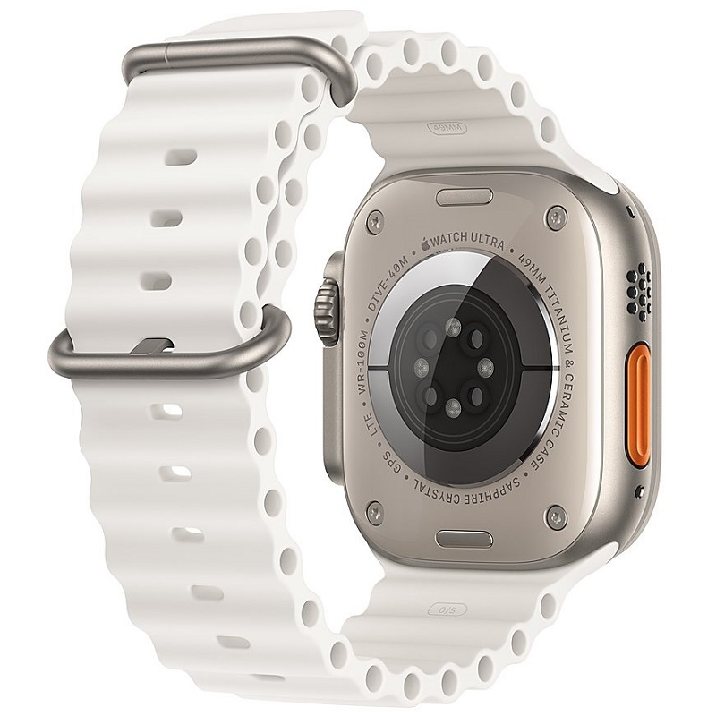 Умные часы Apple Watch Ultra 2 GPS + Cellular, 49mm Titanium Case with White Ocean Band