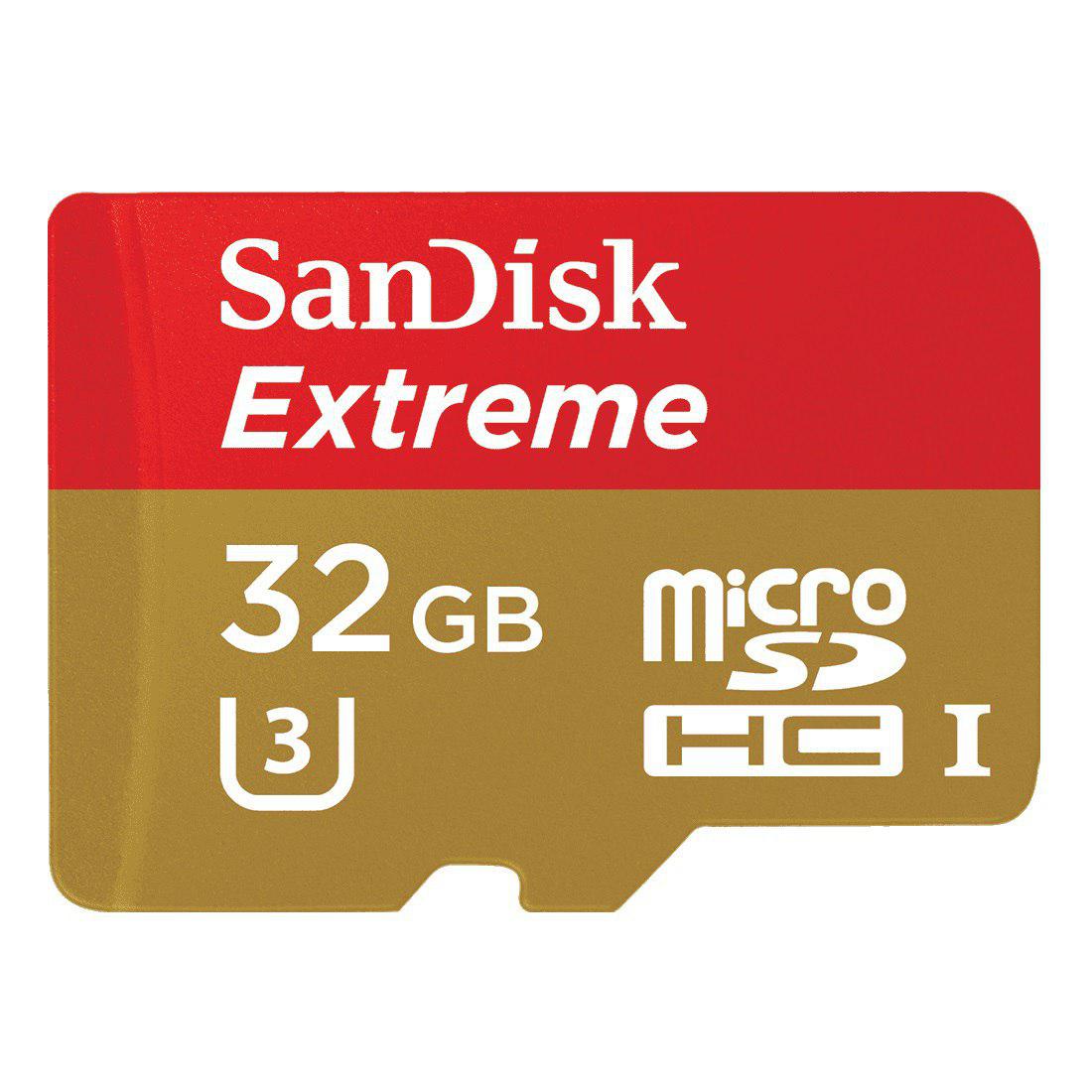 Карта памяти SanDisk Extreme microSDHC Class 10 32GB (4K) 
