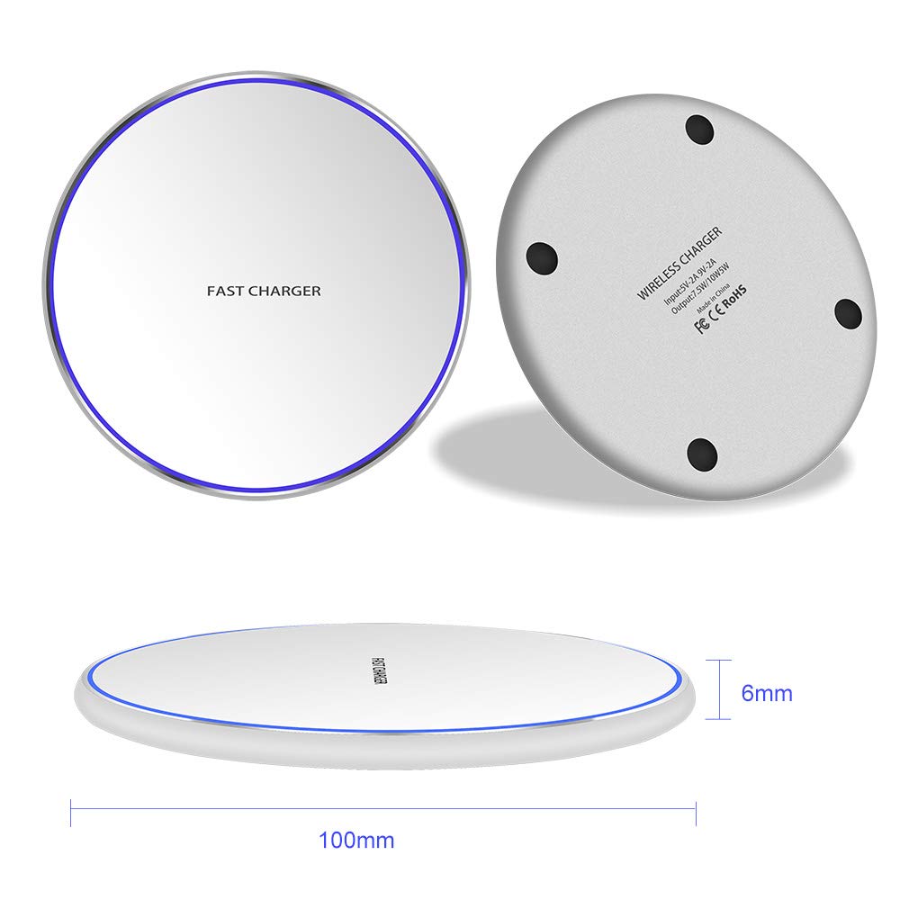Беспроводное зарядное устройство FDGAO (10W) Qi Wireless Charger White