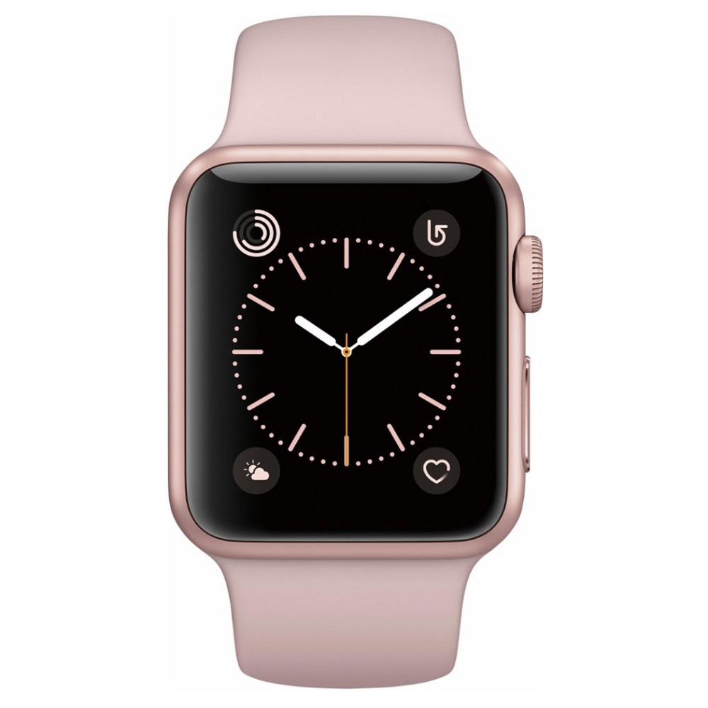 Часы Apple Watch Series 2 42mm (Rose Gold Aluminum Case with Pink Sand Sport Band)