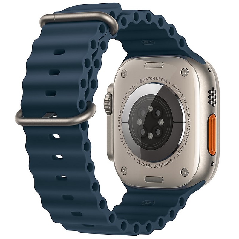 Умные часы Apple Watch Ultra 2 GPS + Cellular, 49mm Titanium Case with Blue Ocean Band