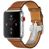 Часы Apple Watch Hermes Series 3 GPS + Cellular 42mm (Stainless Steel Case with Single Tour Deployment Buckle) (MQMU2)