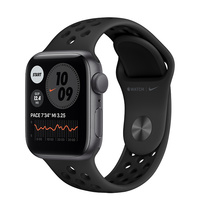 Часы Apple Watch Series SE GPS 40mm Aluminum Case with Nike Sport Band (MYYF2) (Space Gray Aluminum Case with Antracite/Black Nike Sport Band)