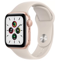Часы Apple Watch Series SE GPS 40mm Aluminum Case with Sport Band (MKQ03) (Gold Aluminum Case with Starlight Sport Band)