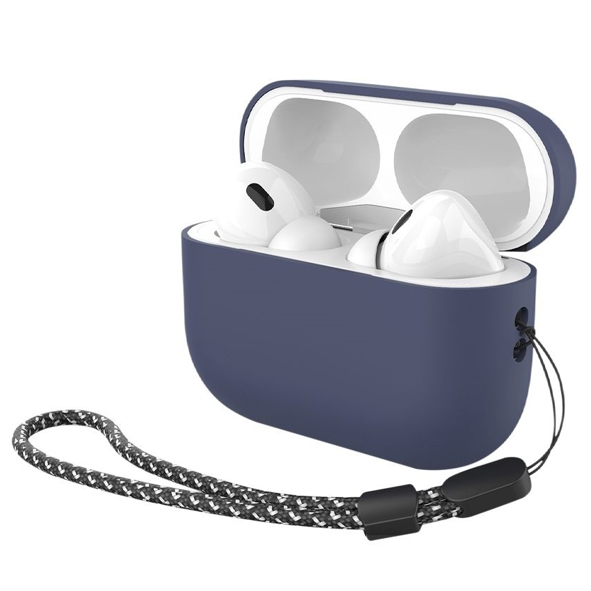 Силиконовый чехол Deppa Blue для AirPods Pro 2 (47341)