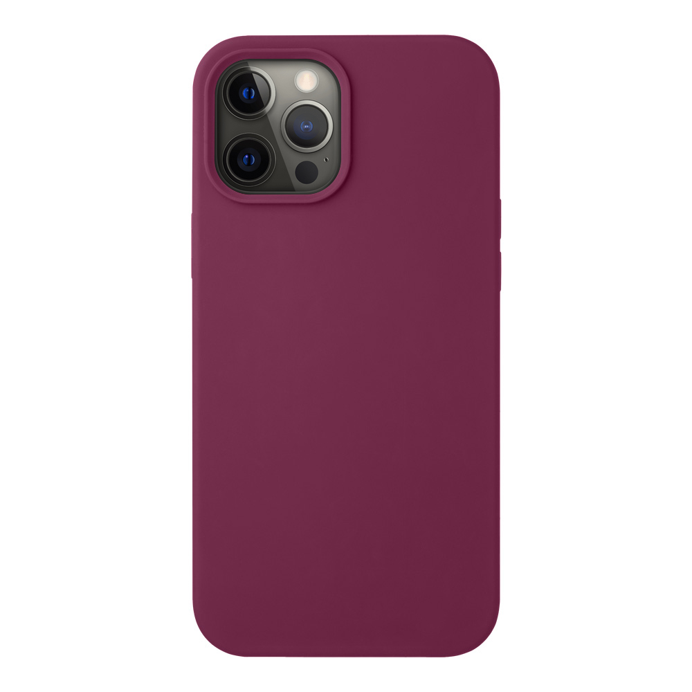 Чехол Deppa Liquid Silicone Case Burgundy (87785) для Apple iPhone 12 Pro Max