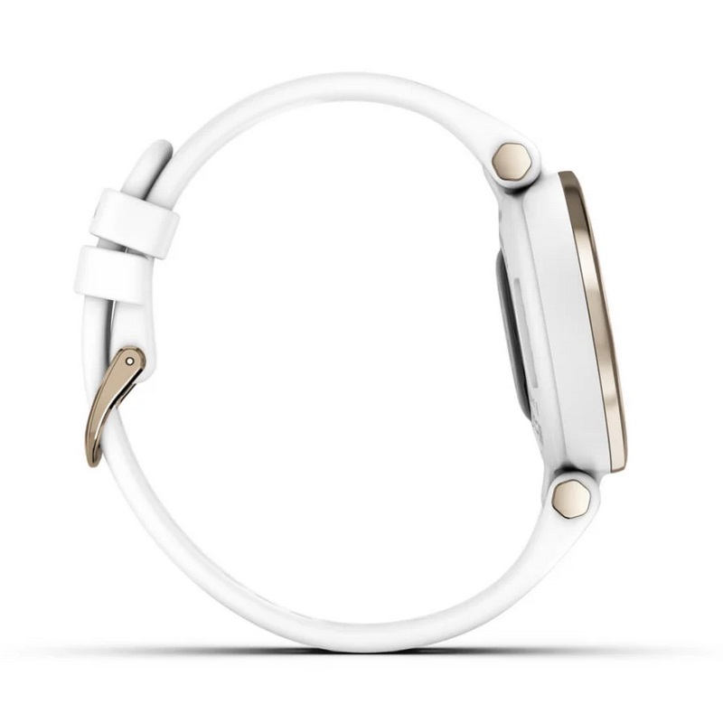 Умные часы Garmin Lily - Sport Edition Cream Gold Bezel with White Case and Silicone Band (010-02384-10)