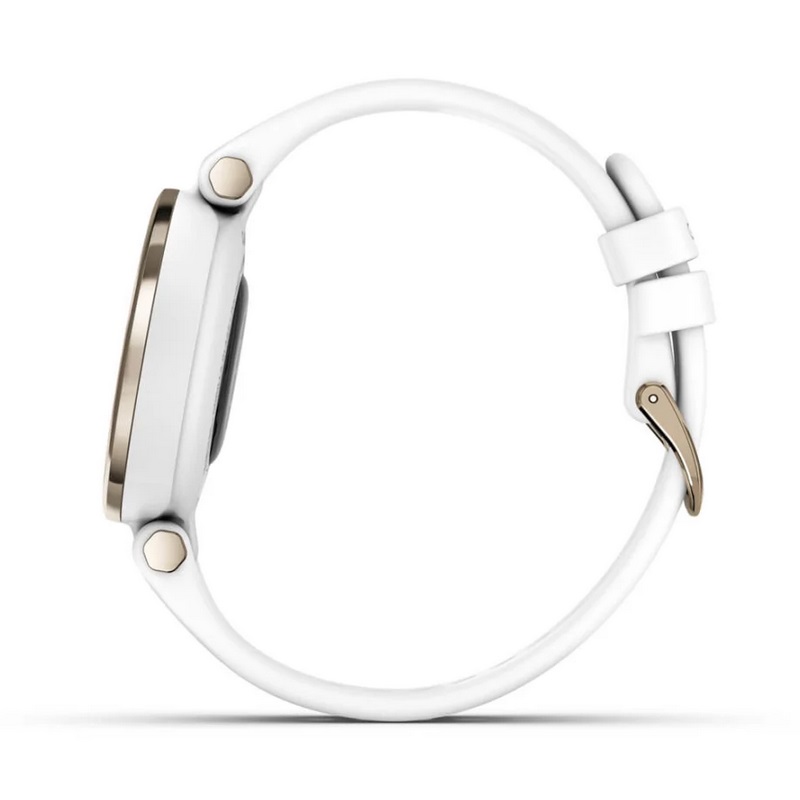 Умные часы Garmin Lily - Sport Edition Cream Gold Bezel with White Case and Silicone Band (010-02384-10)