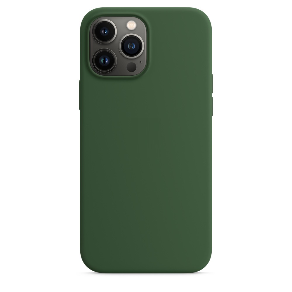 Силиконовый чехол Naturally Silicone Case with MagSafe Clover для iPhone 13 Pro Max
