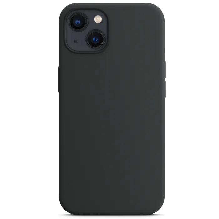 Силиконовый чехол Naturally Silicone Case Black для iPhone 13