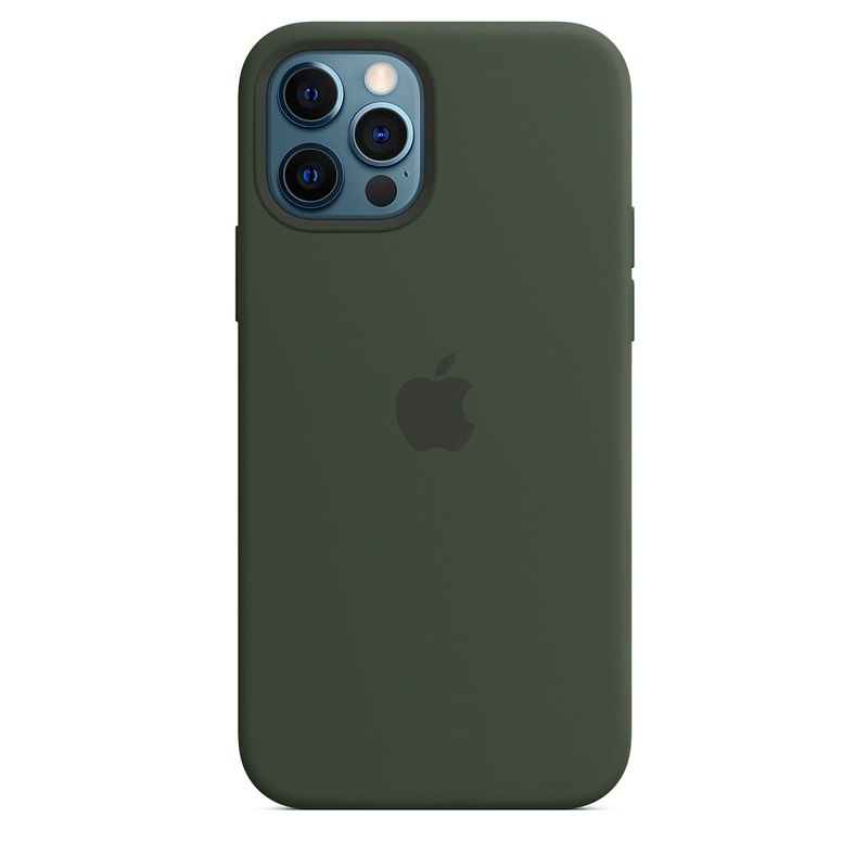Силиконовый чехол Apple iPhone 12/12 Pro Silicone Case with MagSafe - Cyprus Green (MHL33ZE/A) для iPhone 12/12 Pro