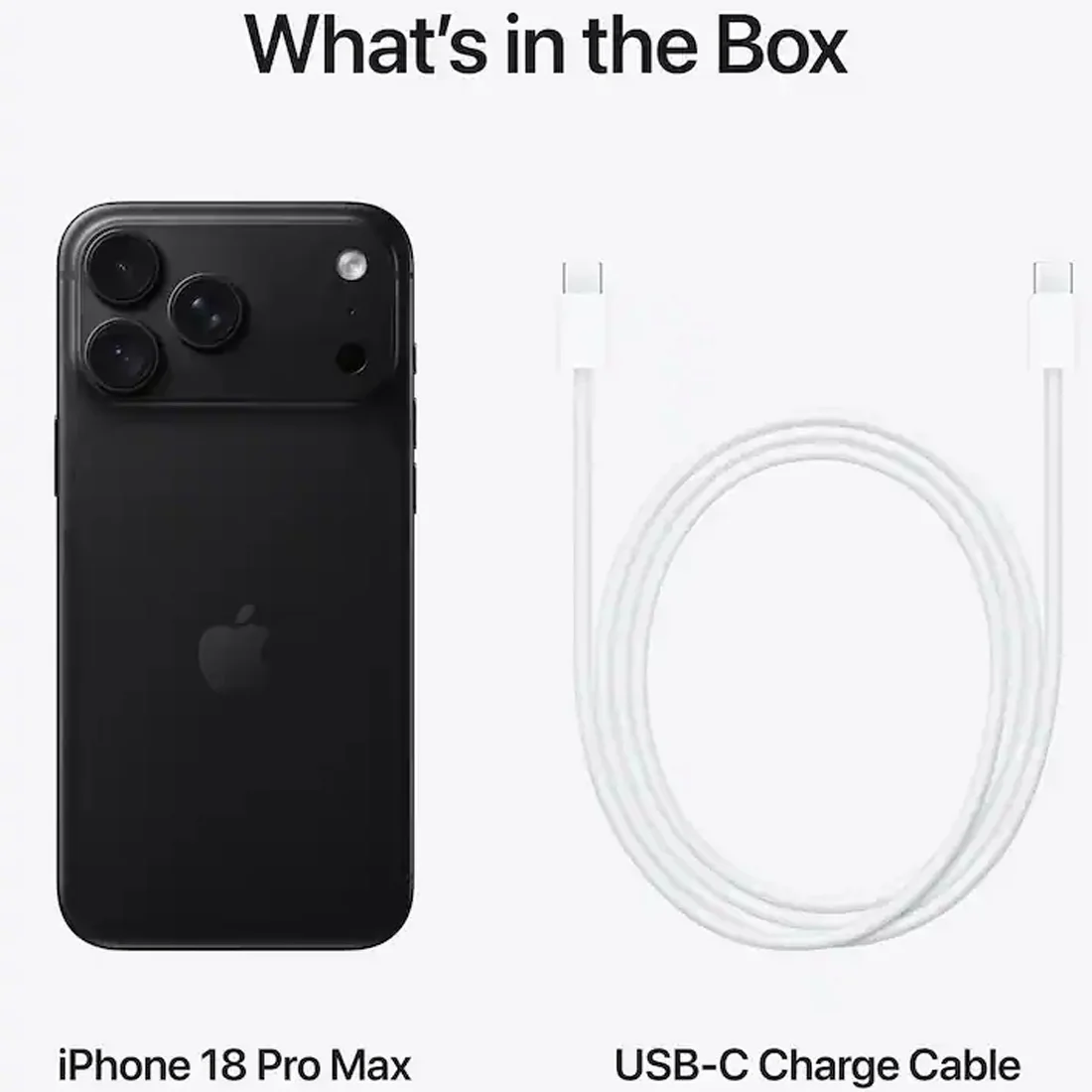 Смартфон Apple iPhone 18 Pro Max 256GB Black (nano SIM + eSIM)