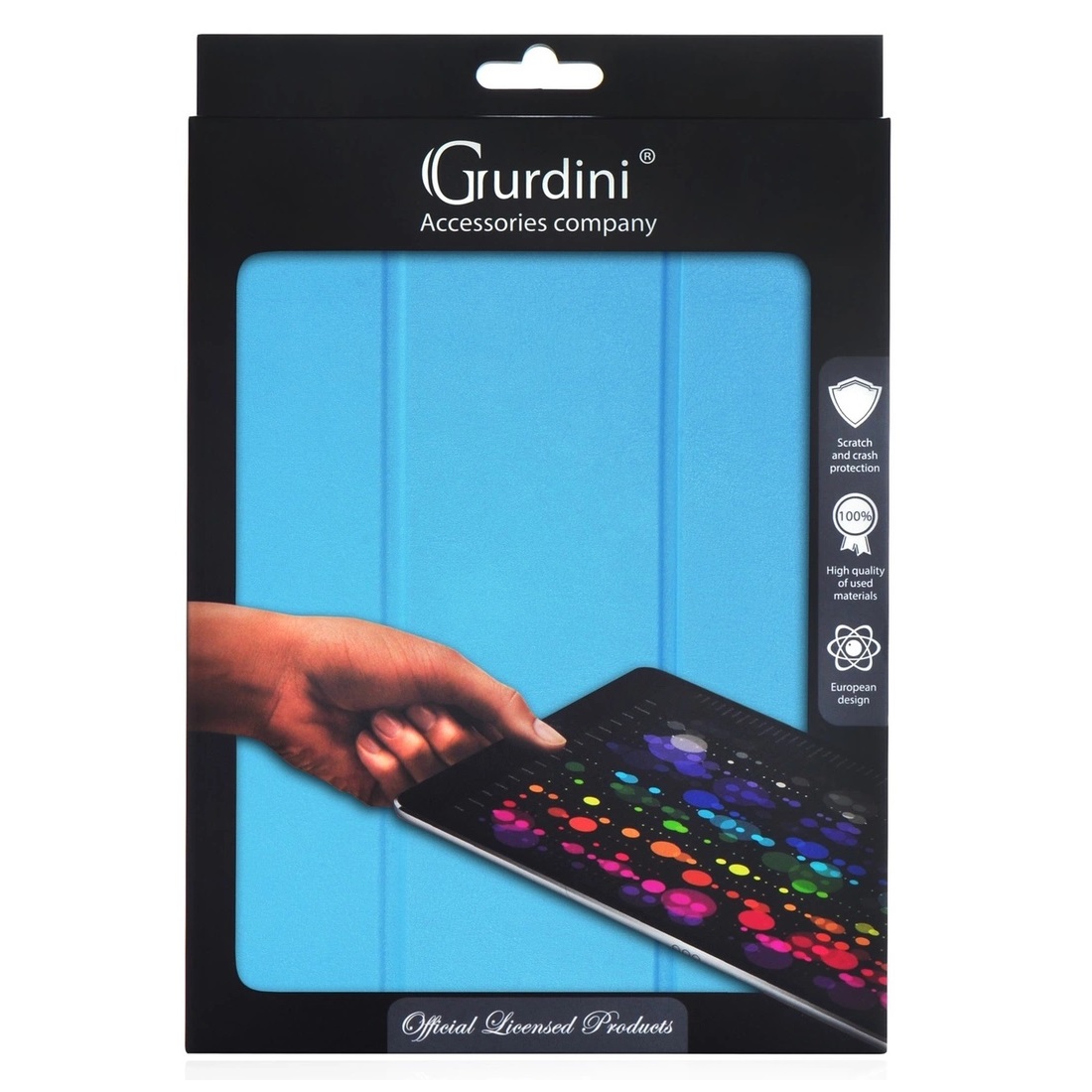 Чехол-книжка Gurdini Leather Series (pen slot) Blue для iPad Pro 10.5/iPad Air (2019)