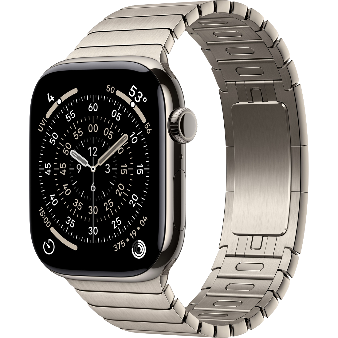 Умные часы Apple Watch Series 11 GPS + Cellular, 46mm Natural Titanium Case with Natural Link Bracelet