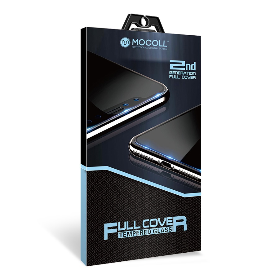 Защитное стекло MOCOll Black Diamond 2.5D Full Cover White для iPhone 7/8/SE (2020)