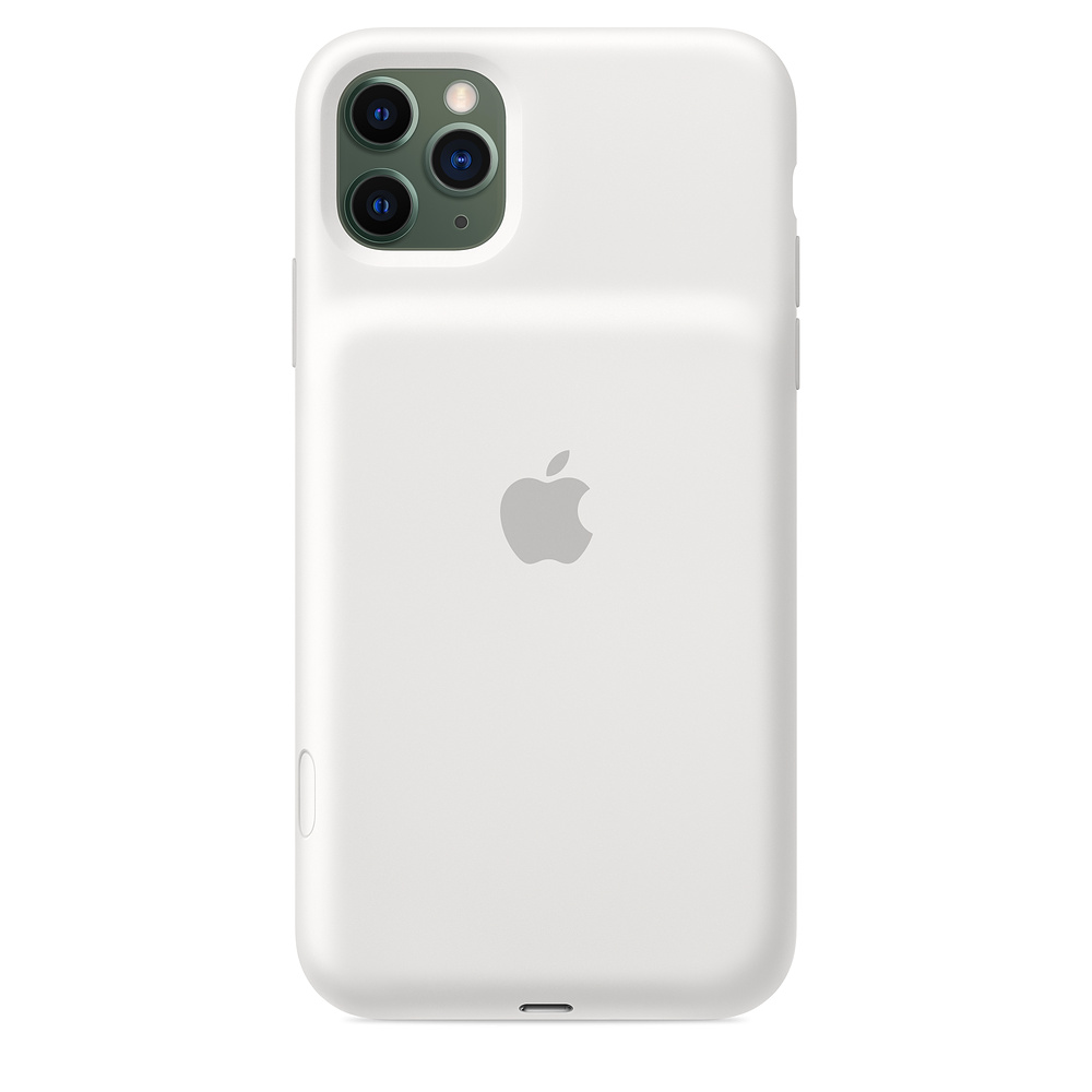 Силиконовый чехол-аккумулятор Apple Smart Battery Case White (MWVQ2ZM/A) для iPhone 11 Pro Max