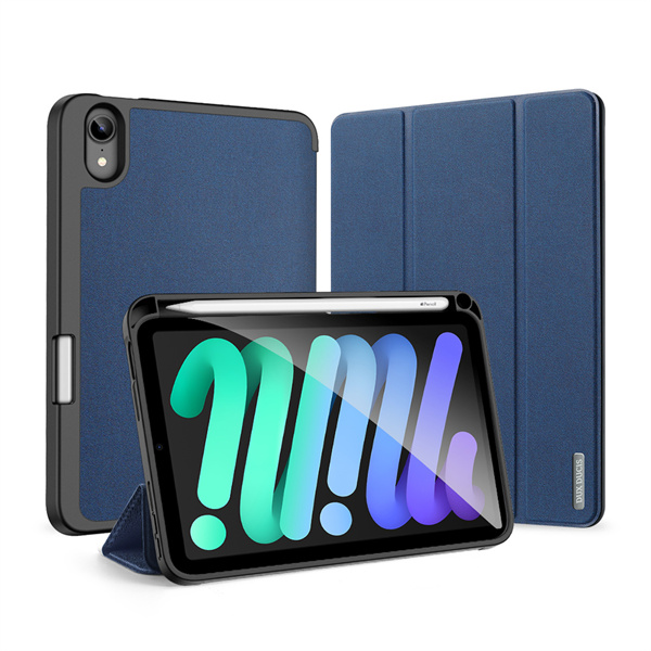 Чехол-книжка Dux Ducis Domo Series Blue для iPad mini 6 (2021)/iPad Mini 7 (2024)