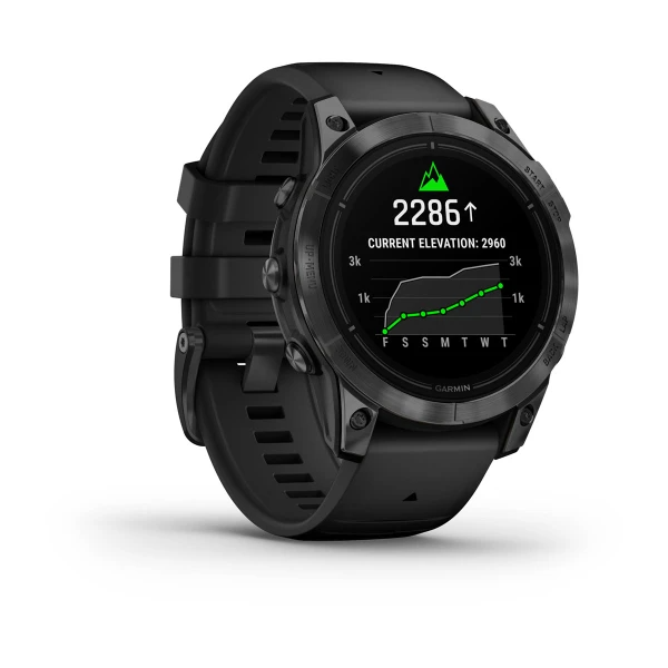 Умные часы Garmin epix Pro (Gen 2) – Standard Edition - 47 mm Slate Grey with Black Band (010-02803-01)