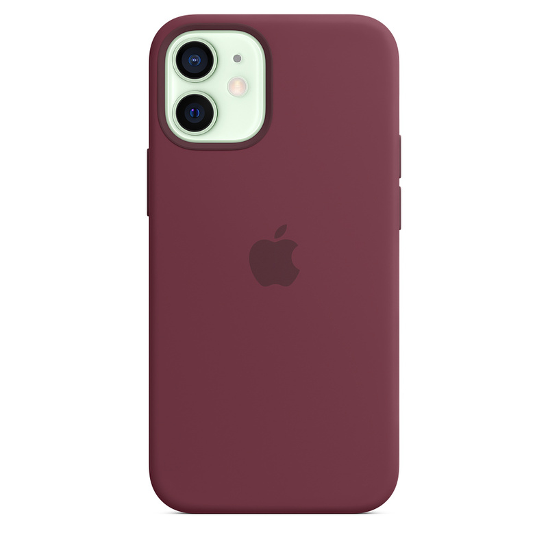Силиконовый чехол Apple iPhone 12 mini Silicone Case with MagSafe - Plum (MHKQ3ZE/A) для iPhone 12 mini