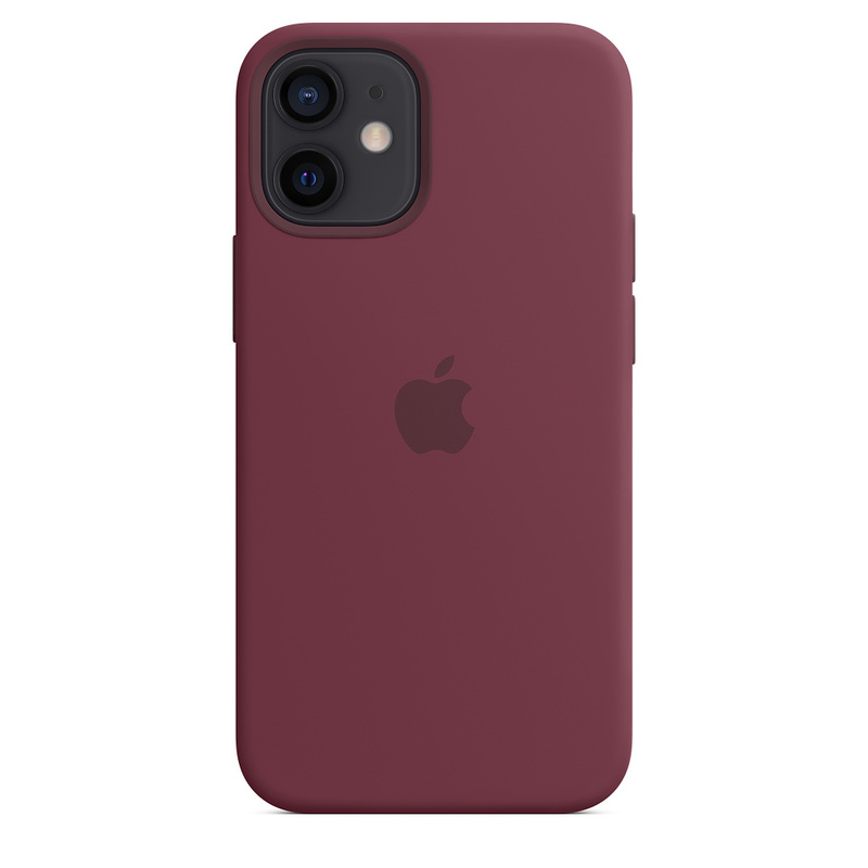 Силиконовый чехол Apple iPhone 12 mini Silicone Case with MagSafe - Plum (MHKQ3ZE/A) для iPhone 12 mini