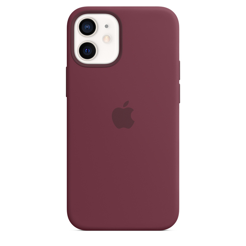 Силиконовый чехол Apple iPhone 12 mini Silicone Case with MagSafe - Plum (MHKQ3ZE/A) для iPhone 12 mini