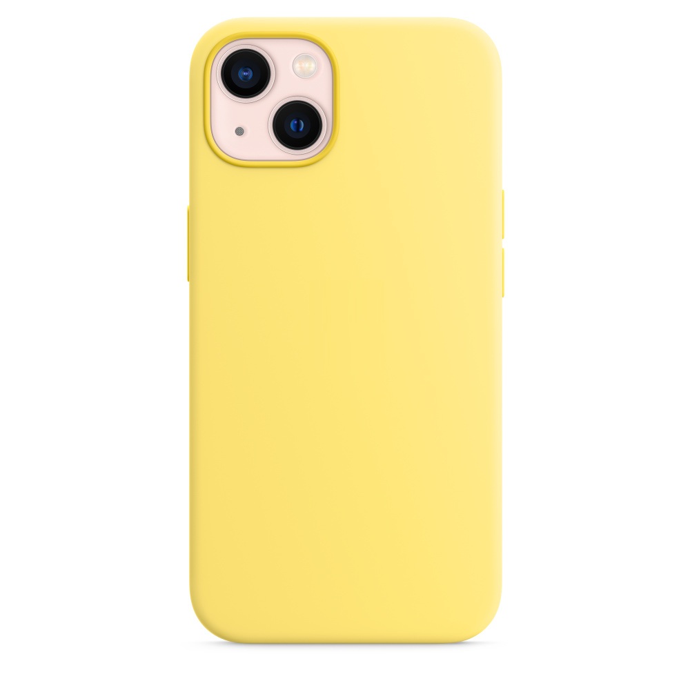 Силиконовый чехол Naturally Silicone Case with MagSafe Lemon Zest для iPhone 13