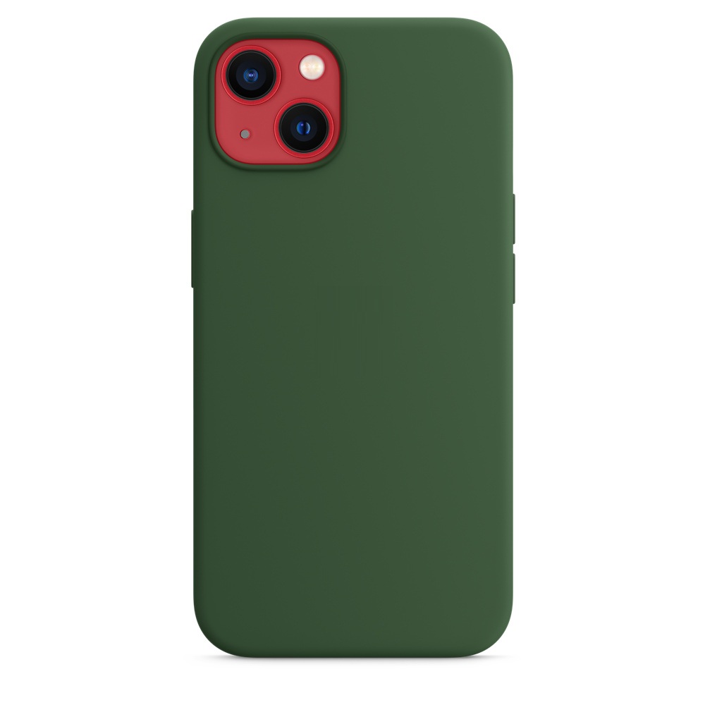 Силиконовый чехол Naturally Silicone Case with MagSafe Clover для iPhone 13