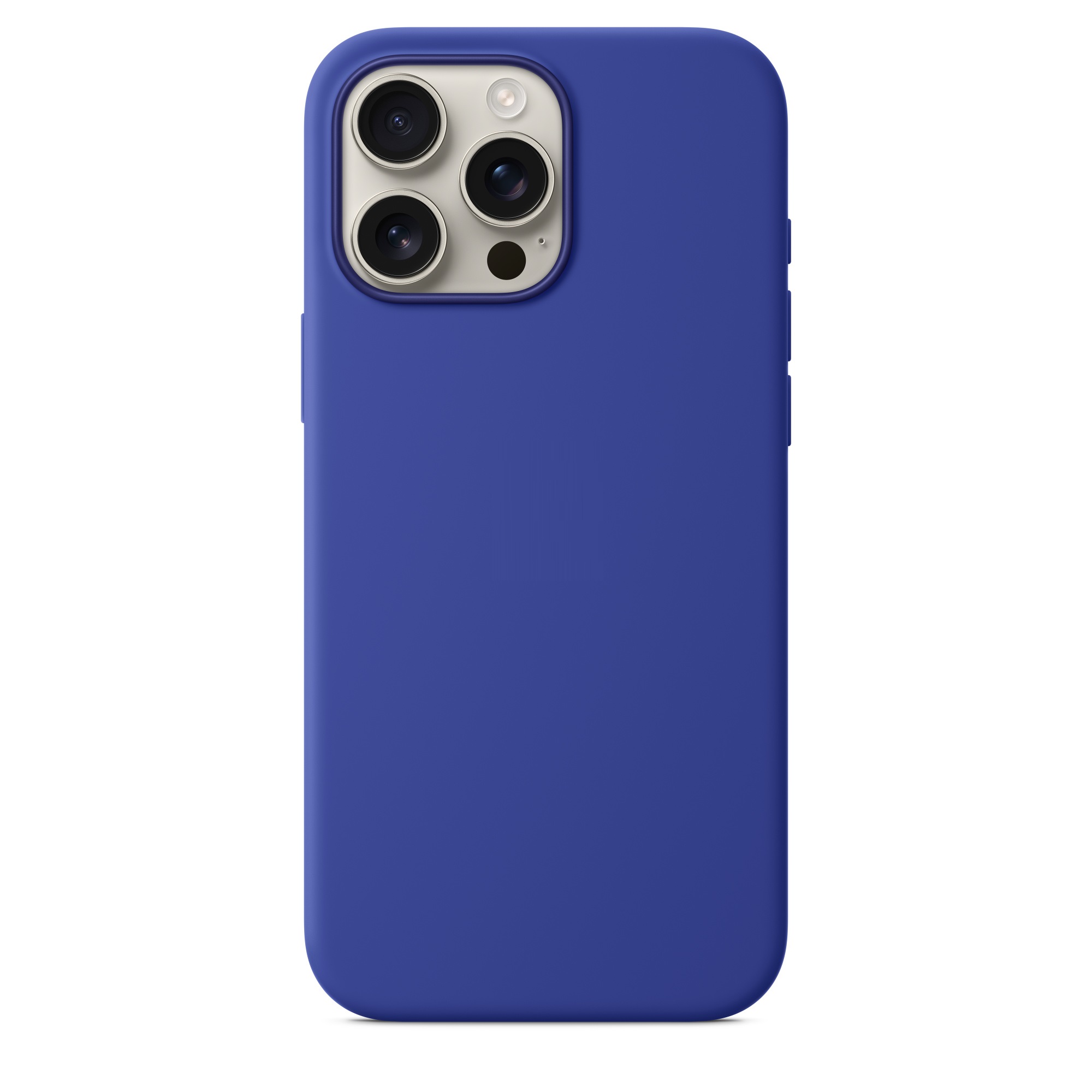 Силиконовый чехол Naturally Silicone Case with MagSafe Ultramarine для iPhone 16 Pro Max