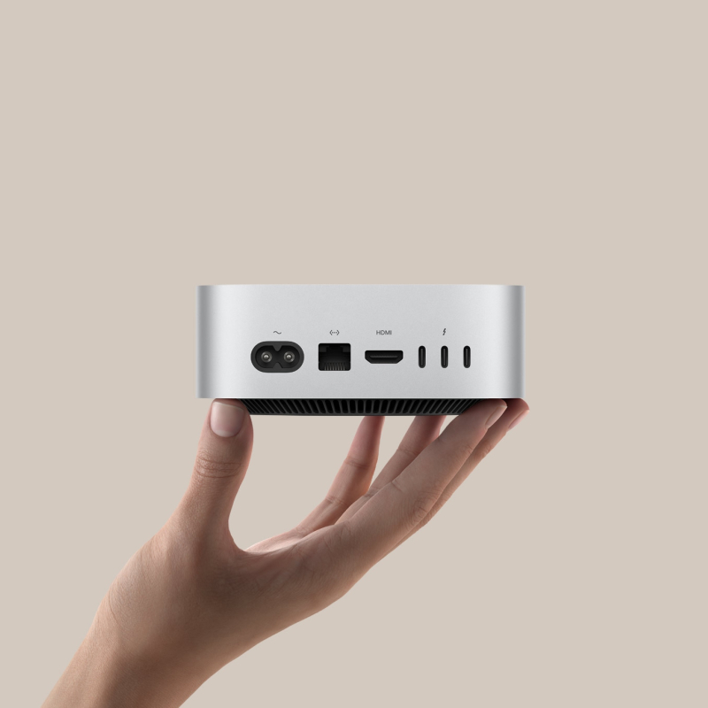 Настольный компьютер Apple Mac mini 2024 M4 (24GB/2TB/Apple graphics 10-core) Silver (Z1CF0012S)