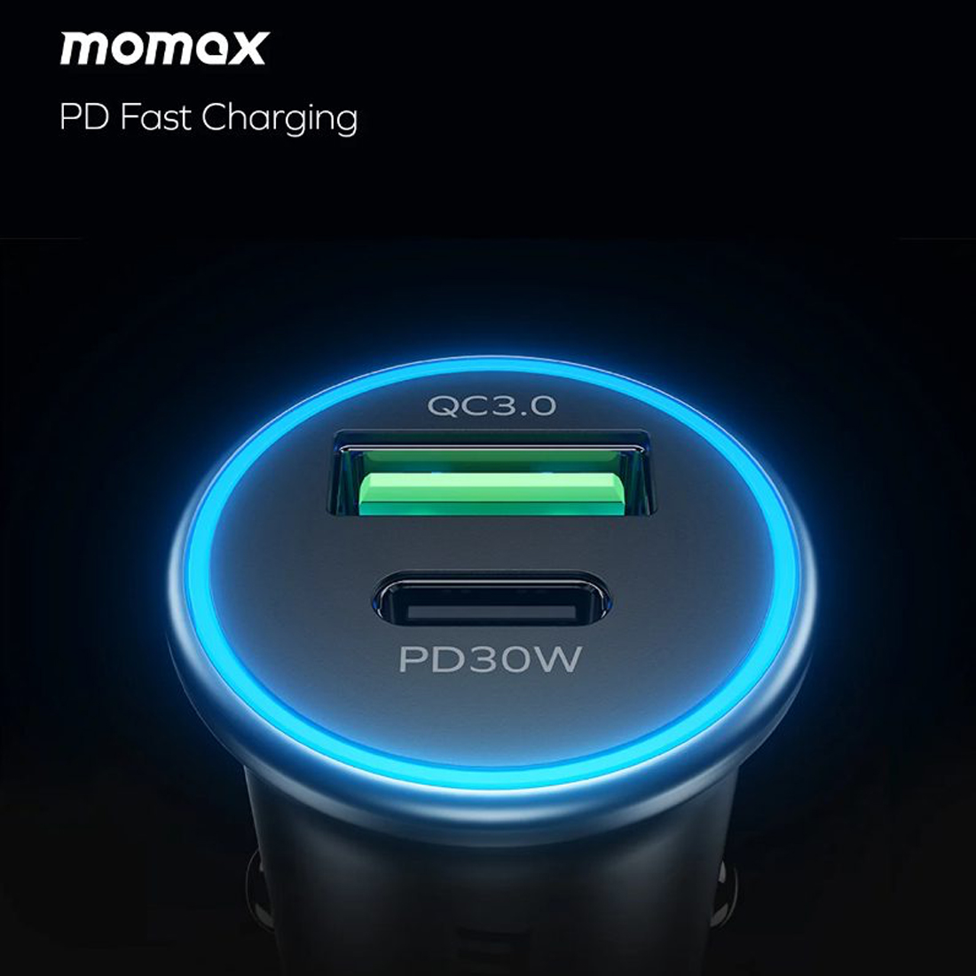 Автомобильное зарядное устройство Momax UC18 30w