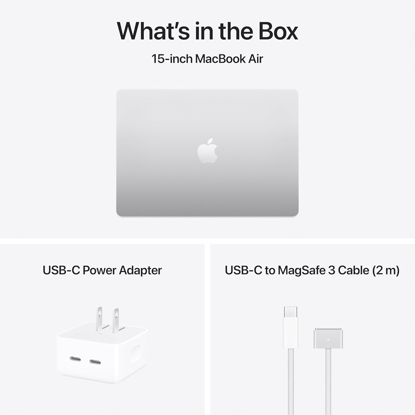 Ноутбук Apple MacBook Air 15 2025 M4 (15.3/2880x1864/32GB/512GB SSD/Apple graphics 10-core) Silver (Z1H0000S0)